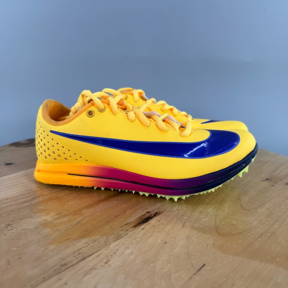 Mens 4.5 / Womens 6 - Nike Triple Jump Elite 2 Citron Yellow Track Field Spikes